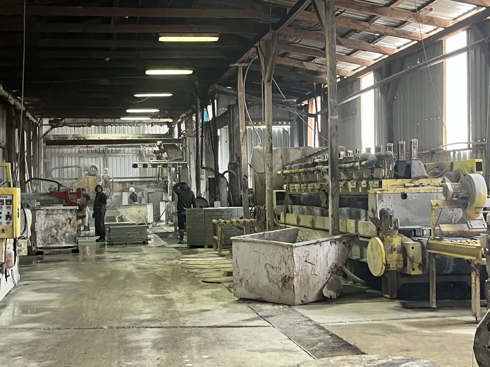 Çevre danışmanlığı verilen sanayi tesisinin üretim alanı
